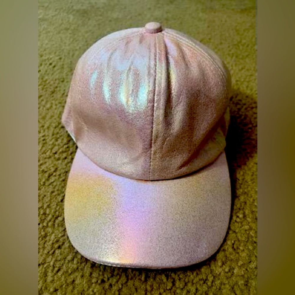 Brand New Light Pink Shiny Color Baseball Hat